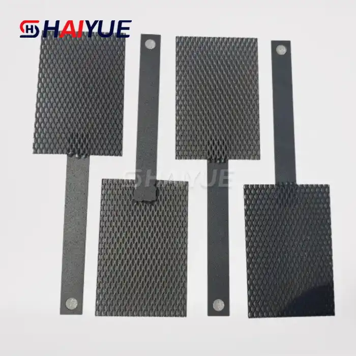 Ru+Ir coated titanium electrode