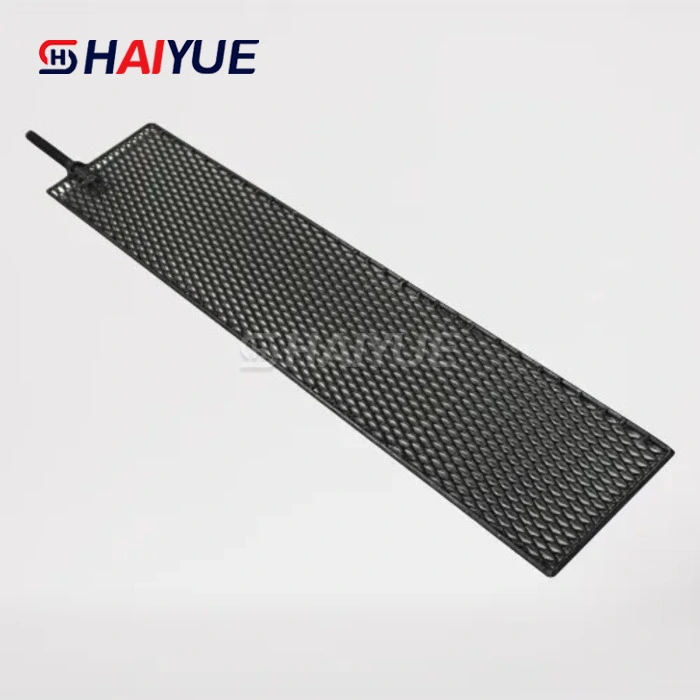Ru+Ir coated titanium electrode