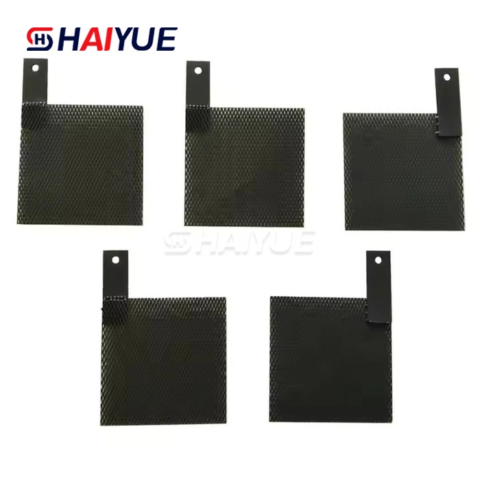 Titanium anode for hydrometallurgy