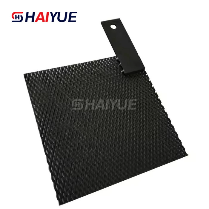 Titanium anode for hydrometallurgy