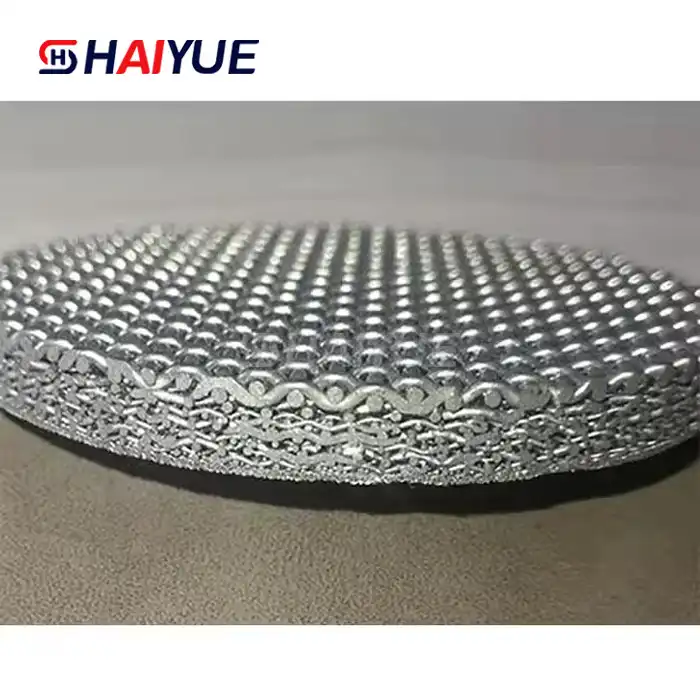 Titanium sintered metal wire mesh filter