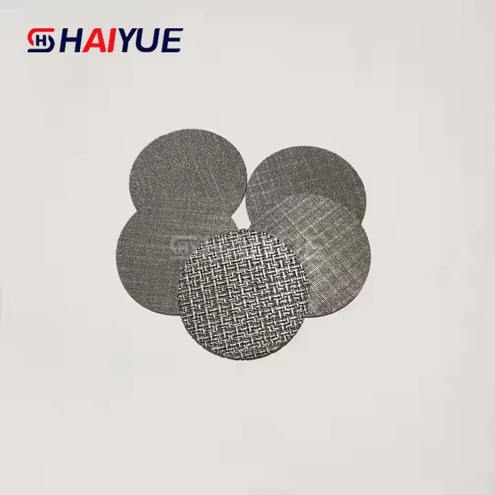Titanium sintered metal wire mesh filter
