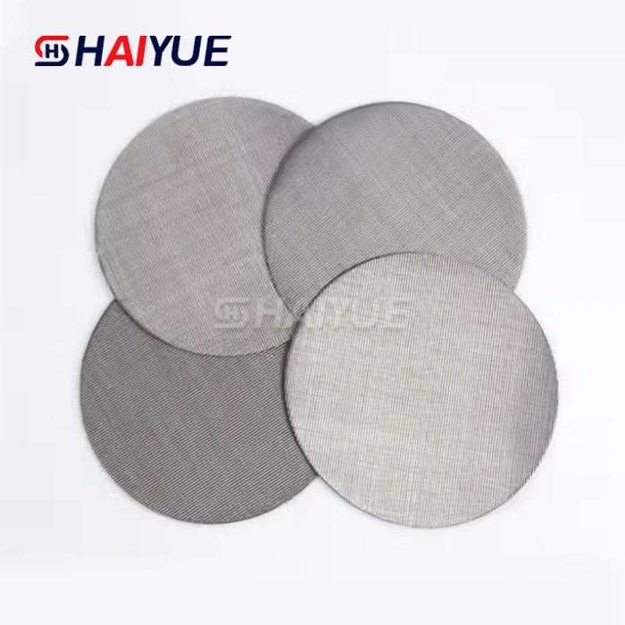 Titanium sintered metal wire mesh filter