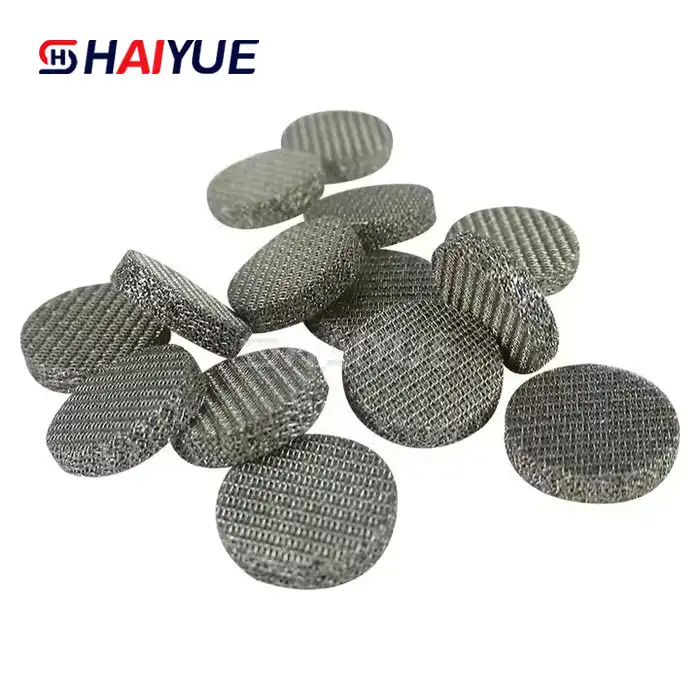 Titanium sintered metal wire mesh filter