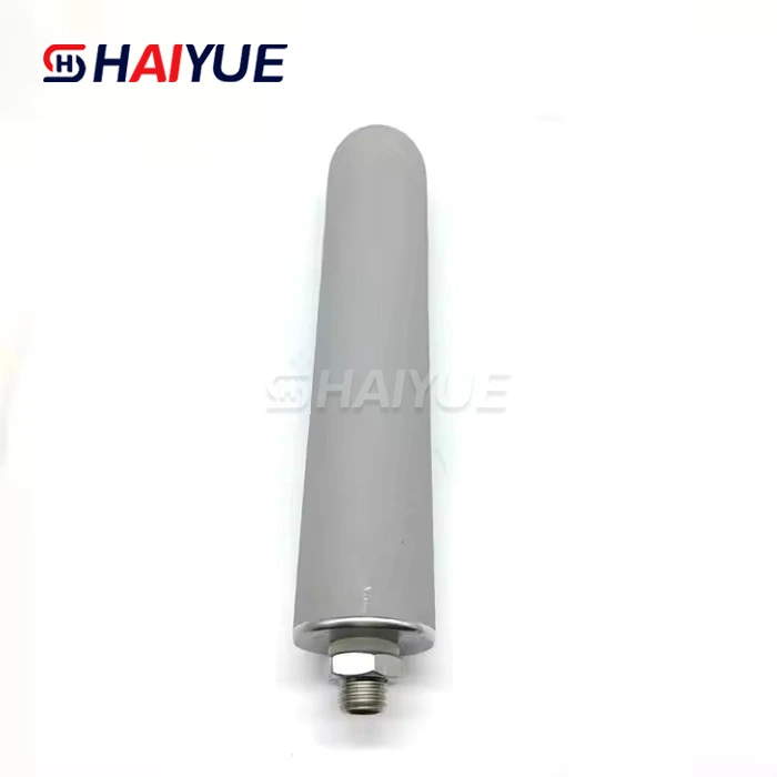 Titanium, stainless steel porous sintered filter element