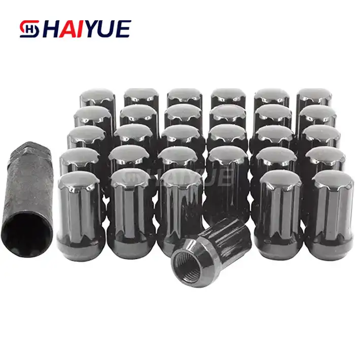 Lockable anti-theft titanium nut