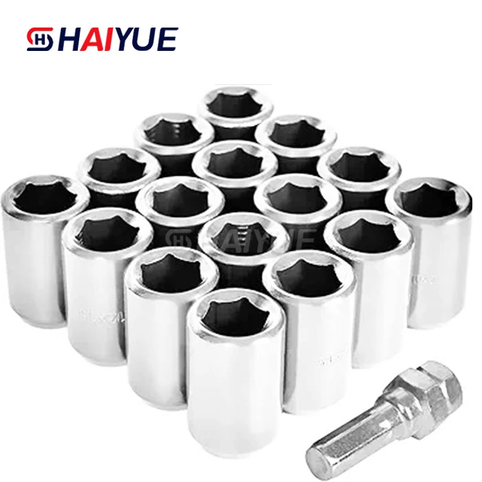 Lockable anti-theft titanium nut