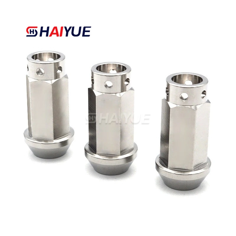 Grooved closed-end automobile wheel nut