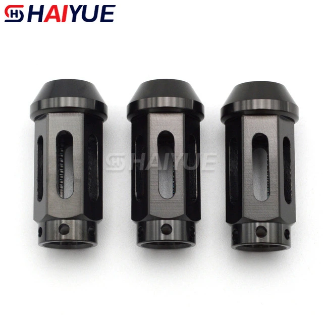 Side hole hollow car wheel nut