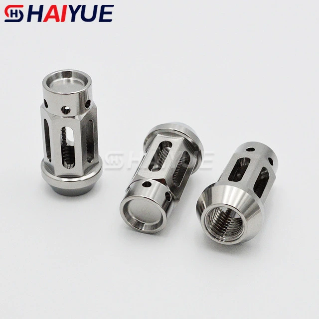 Side hole hollow car wheel nut