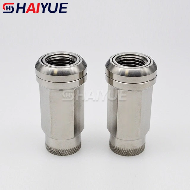 Spherical gasket closed knurled anti-theft automobile wheel nut