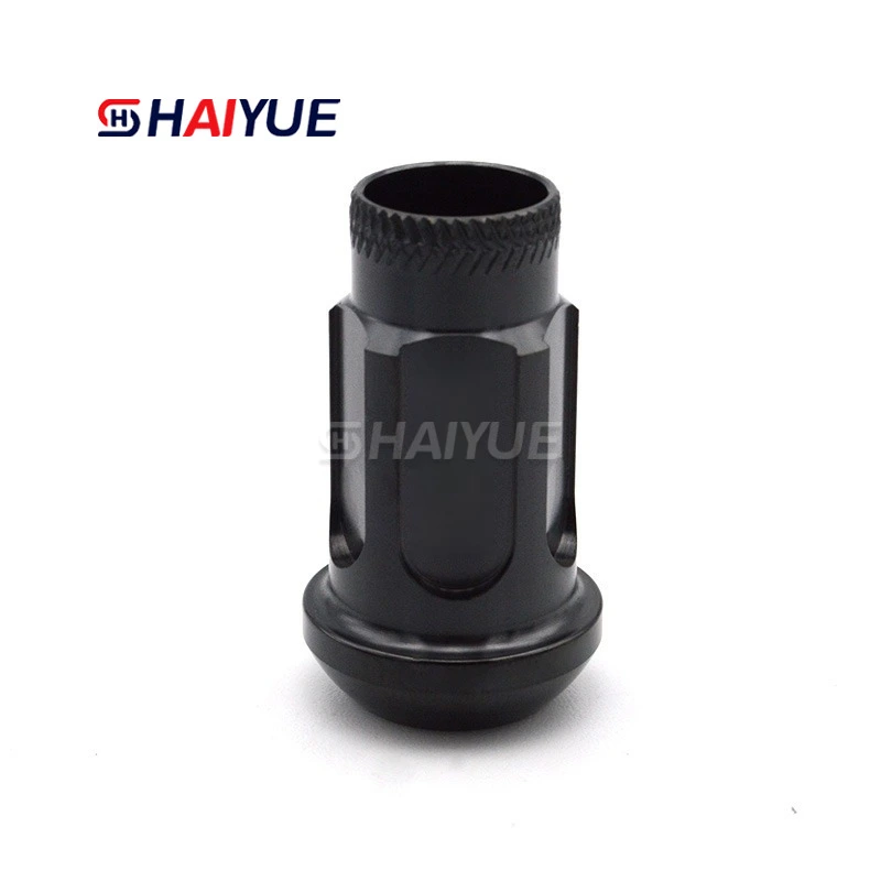 Spherical knurled non-moving gasket automobile wheel nut