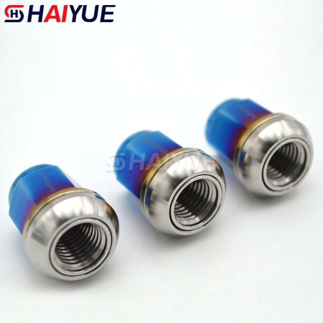 Ball pad closed hexagon anti-theft car wheel nuts