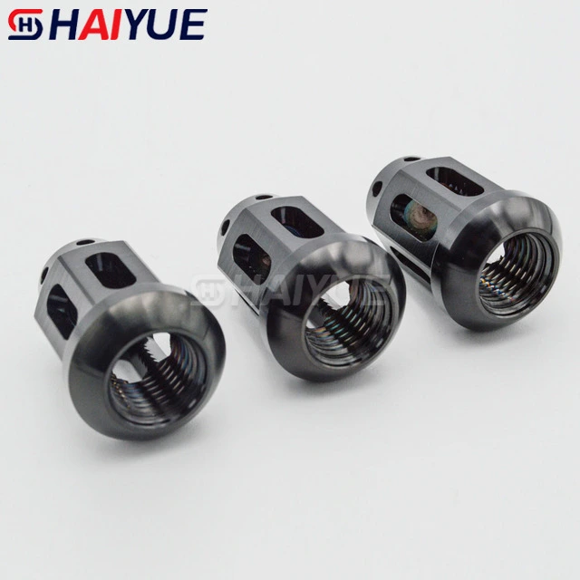 Spherical open hollow automobile wheel nut