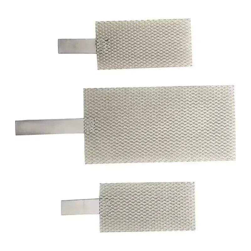 Platinum-coated titanium anode Platinum-coated titanium anode