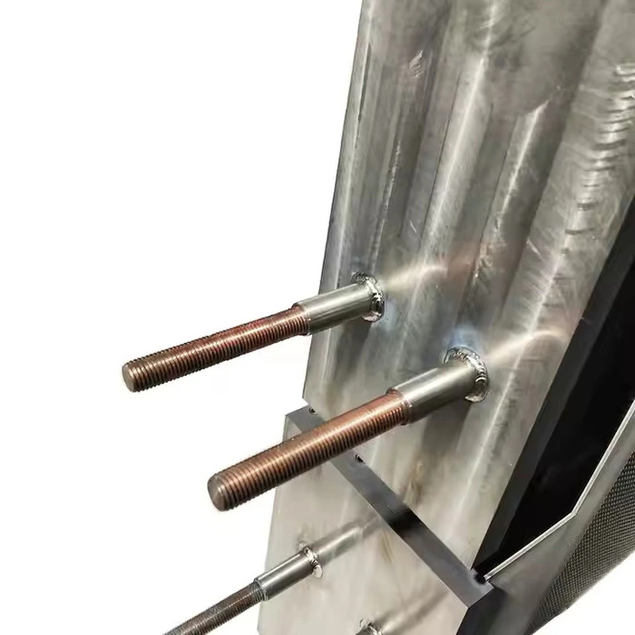 Titanium anode for copper foil electrolysis