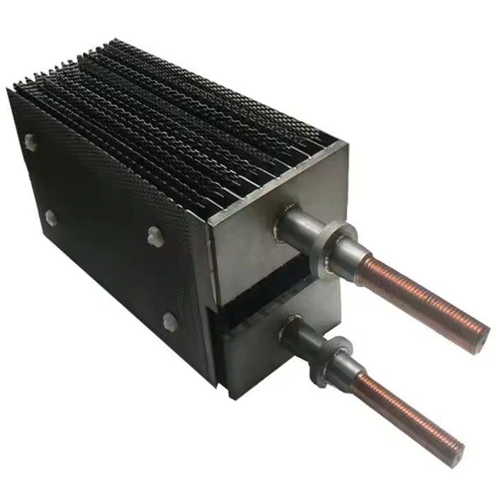 Titanium anode for copper foil electrolysis