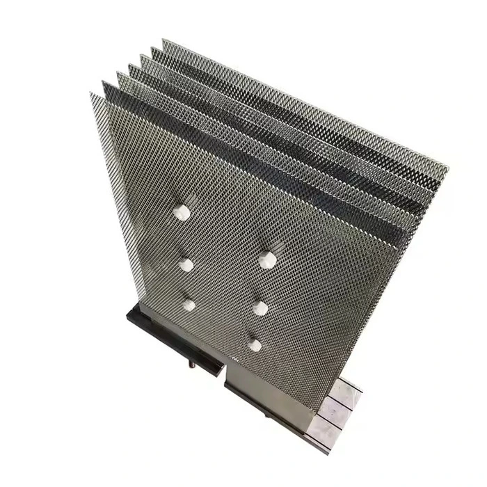 Titanium anode for waste battery recycling