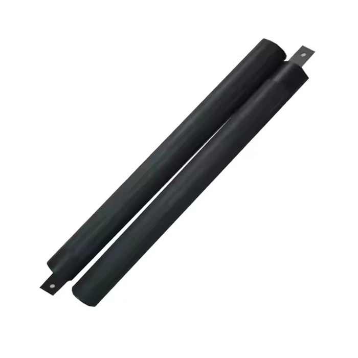Titanium anodes for ship cathodic protection
