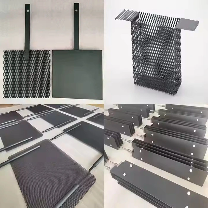 Titanium anode for hospital sewage treatment
