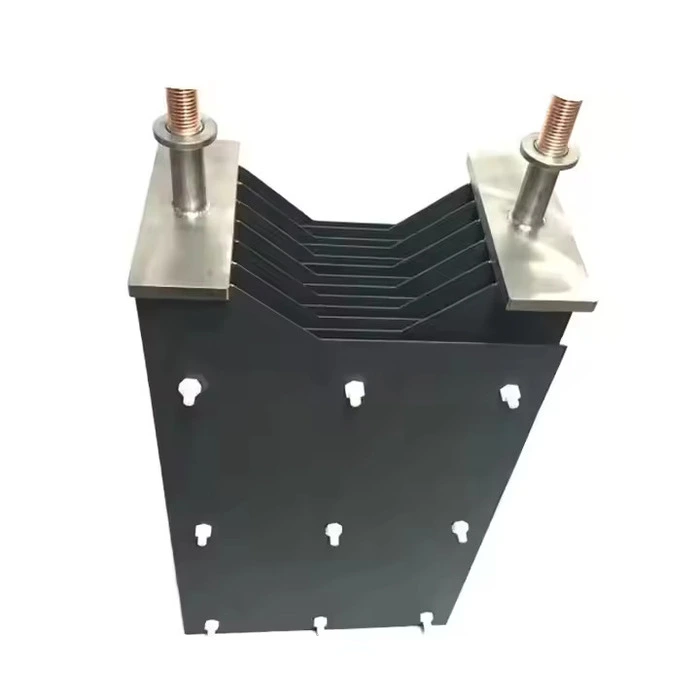 Titanium anode for hospital sewage treatment