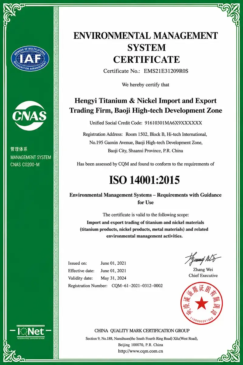 ISO 14001:2015
