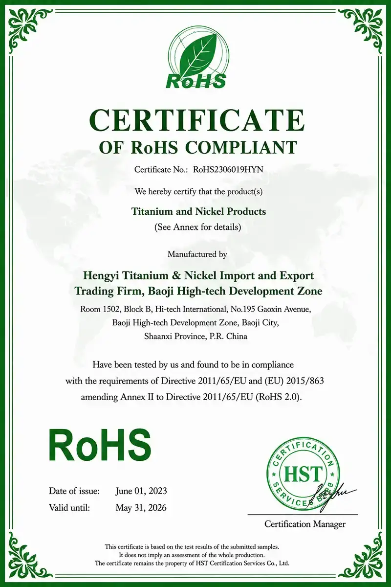 RoHS Compliant RoHS Compliant
