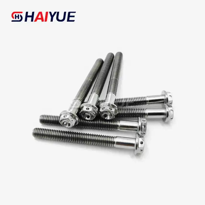 DIN 6921 GR5 Titanium Hex Flange Bolt