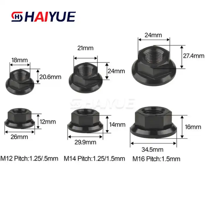 Titanium M8 Sprocket Nut