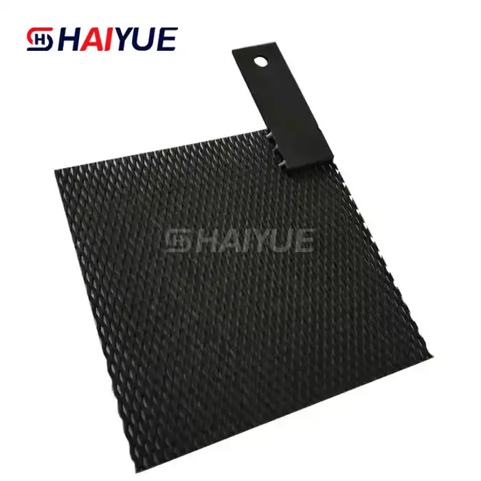 Titanium anode for electrolytic extraction of metals from chloride solution