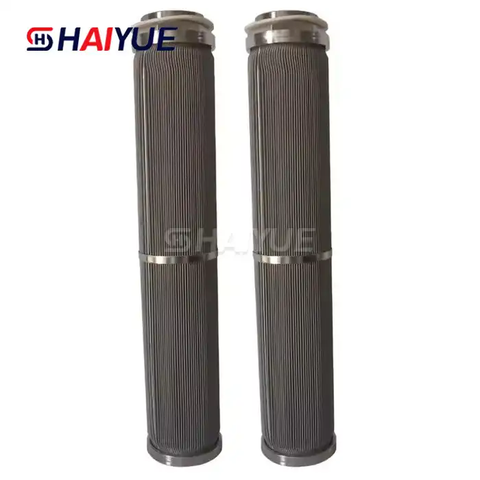 Stainless steel methanol filter element
