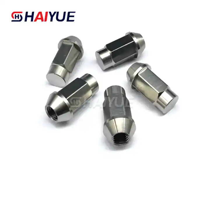 Custom Hexagon Titanium Lug Nut