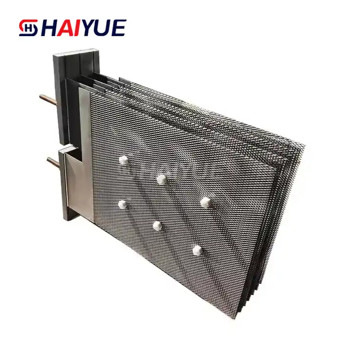 Centrifugal electrolytic titanium anodes