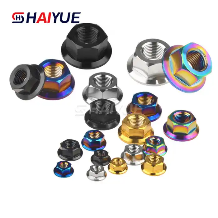 Titanium Nylon Lock Flange Nut