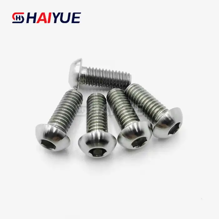 Titanium Button Head Steering Wheel Bolts