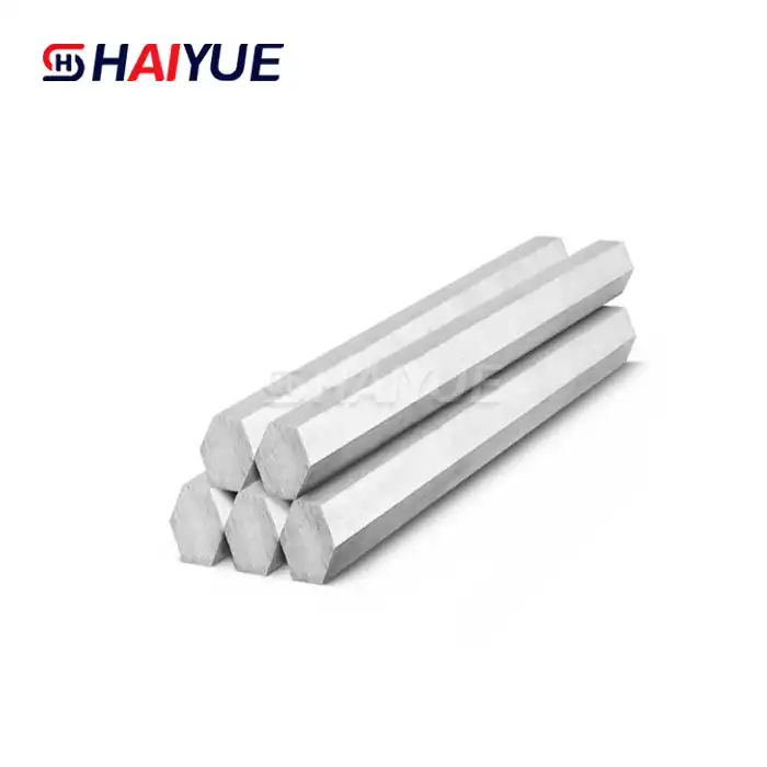 barra hexagonal de titanio gr2