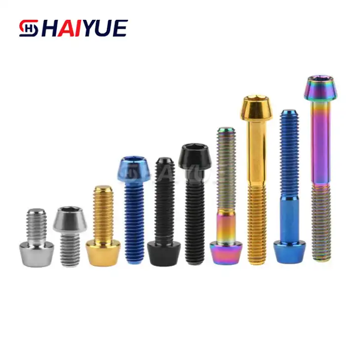 M6 DIN 912 Gr5 Titanium Taper Head Bolt