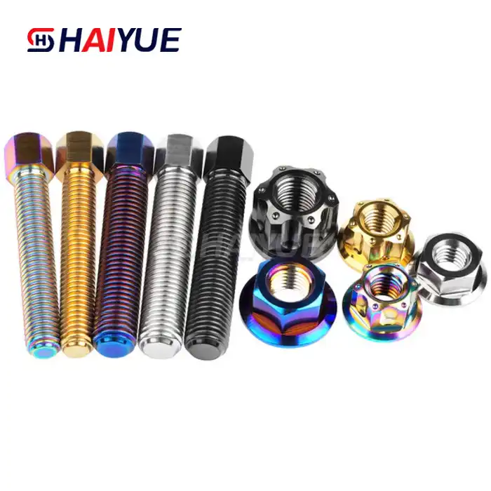 Titanium Alloy Rear Axle Blocks Chain Adjuster Bolt
