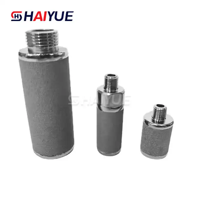 50 micron stainless steel powder sintered porous filter element