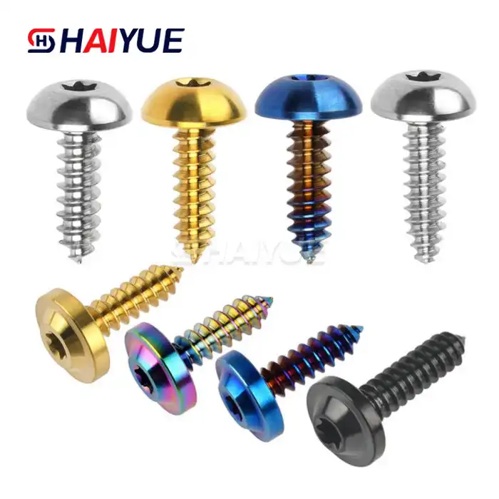 CNC Machined Custom Titanium Self-Tapping Screws