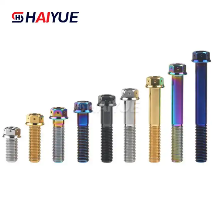 Tornillo de especificación de carrera de titanio Gr5 M8