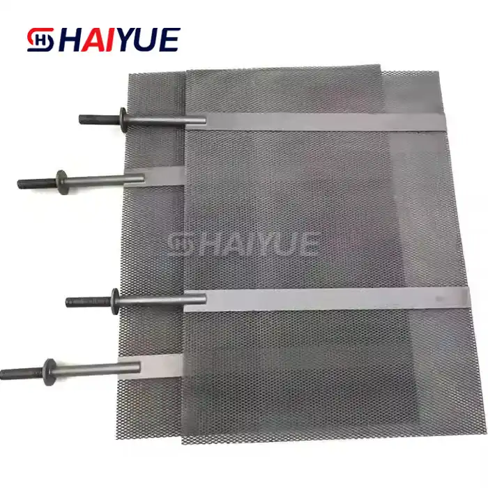 Titanium anode for gold plating