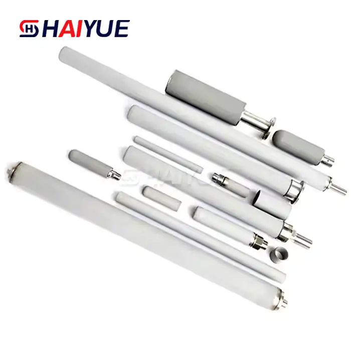 Titanium rod filter element