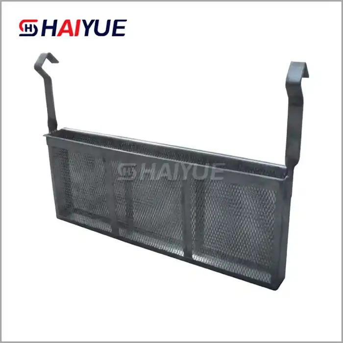 Titanium anode for corroded copper barrel plating production