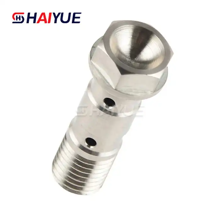 Gr5 Titanium Double Banjo Bolt Supplier