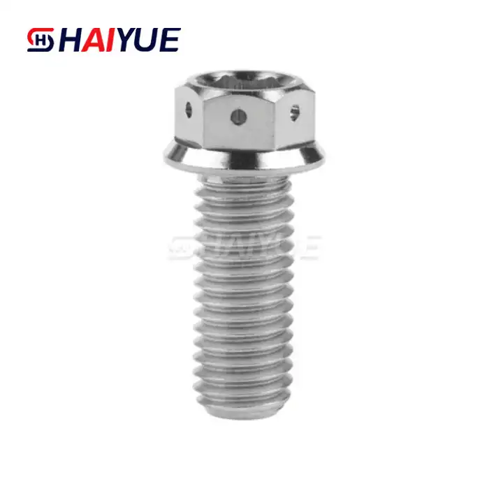 M5 X 0.8 Hex Flange Drilled Bolt / screw