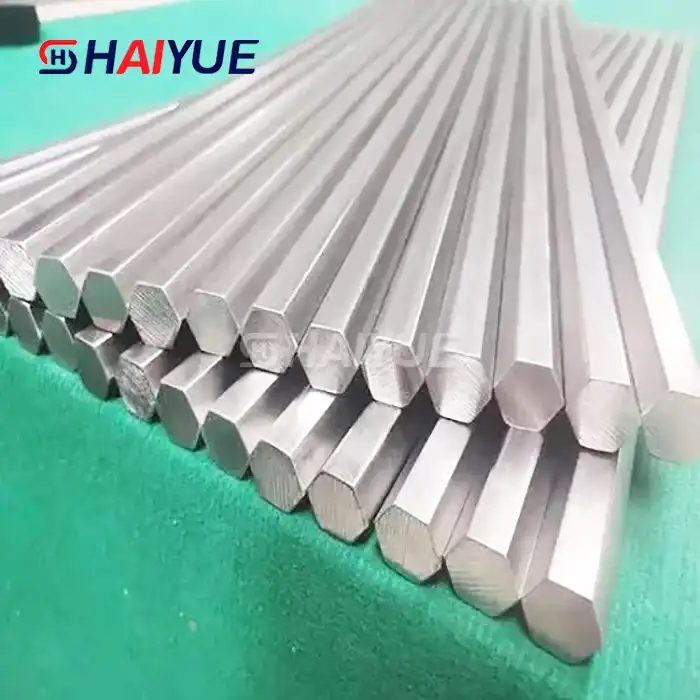 6 ft titanium hexagonal rod